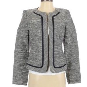 Antonio Melani Gray Striped Blazer Size 12